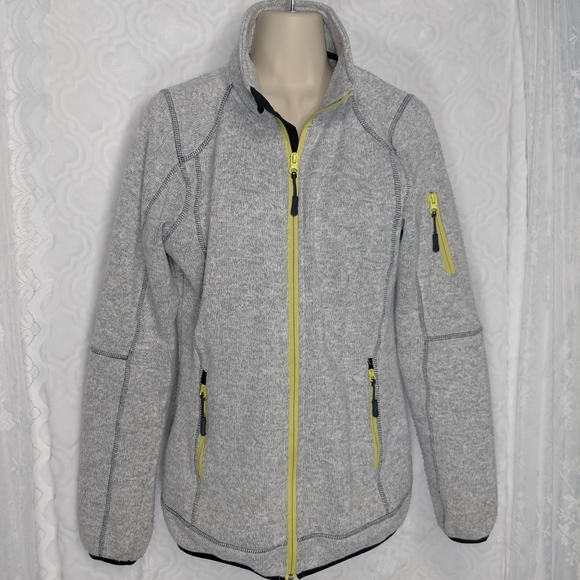 KARISSA & ME Fleece Sweater Full Zip Jacket Sz S - Picture 3 of 8